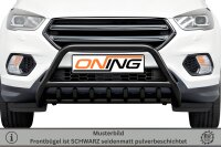 Frontbügel mit Unterbodenschutz für Ford Kuga DM2 II 2016-2019 SCHWARZ 60mm Gutachten