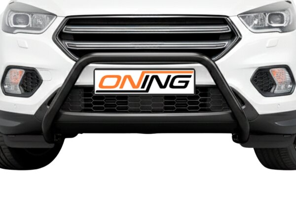 Frontbügel für Ford Kuga DM2 II 2016-2019 SCHWARZ 60mm Frontschutzbügel Bullbal Gutachten