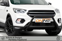 Frontbügel für Ford Kuga DM2 II 2016-2019 SCHWARZ 60mm Frontschutzbügel Bullbal Gutachten