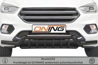Frontbügel mit Unterbodenschutz für Ford Kuga II 2016-2019 SCHWARZ 70mm breit Gutachten