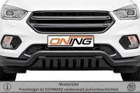 Frontbügel mit Unterfahrschutz für Ford Kuga II 2016-2019 SCHWARZ 70mm breit Gutachten