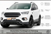 Frontbügel mit Unterfahrschutz für Ford Kuga II 2016-2019 SCHWARZ 70mm breit Gutachten
