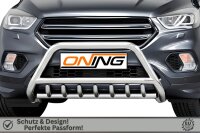 Frontbügel mit Unterbodenschutz für Ford Kuga DM2 II 2016-2019 60mm Frontschutzbügel Gutachten