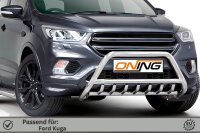 Frontbügel mit Unterbodenschutz für Ford Kuga DM2 II 2016-2019 60mm Frontschutzbügel Gutachten
