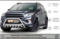 Frontbügel mit Unterfahrschutz für Ford Kuga DM2 II 2016-2019 60mm Frontschutzbügel Gutachten