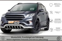 Frontbügel mit Unterbodenschutz für Ford Kuga II 2016-2019 70mm breit Edelstahl Gutachten