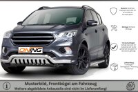Frontbügel mit Unterfahrschutz für Ford Kuga II 2016-2019 70mm breit Edelstahl Gutachten
