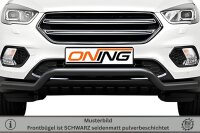 Frontbügel für Ford Kuga II 2016-2019 SCHWARZ breit Frontschutzbügel Gutachten