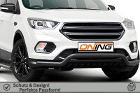 Frontbügel für Ford Kuga II 2016-2019 SCHWARZ breit Frontschutzbügel Gutachten