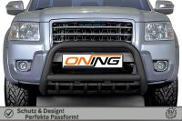 Frontbügel mit Unterbodenschutz für Ford Ranger 2006-2012 SCHWARZ 70mm Gutachten