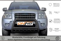 Frontbügel mit Unterbodenschutz für Ford Ranger 2006-2012 SCHWARZ 70mm Gutachten