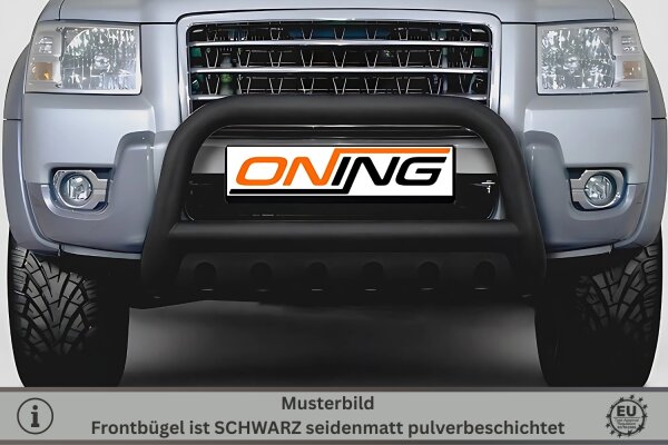 Frontbügel mit Unterfahrschutz für Ford Ranger 2006-2012 SCHWARZ 70mm Gutachten