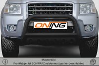 Frontbügel mit Unterfahrschutz für Ford Ranger 2006-2012 SCHWARZ 70mm Gutachten