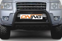 Frontbügel mit Unterfahrschutz für Ford Ranger 2006-2012 SCHWARZ 70mm Gutachten