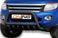 Frontbügel mit Unterbodenschutz für Ford Ranger TKE 2011-2016 SCHWARZ 70mm Gutachten