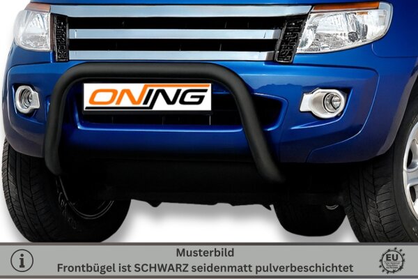 Frontbügel für Ford Ranger 2011-2019 SCHWARZ 70mm Frontschutzbügel