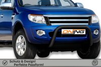 Frontbügel für Ford Ranger 2011-2019 SCHWARZ 70mm Frontschutzbügel