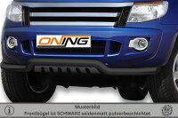 Frontbügel mit Unterfahrschutz für Ford Ranger 2011-2016 SCHWARZ 70mm Gutachten