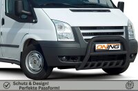 Frontbügel mit Unterbodenschutz für Ford Transit 2006-2014 SCHWARZ 70mm Gutachten