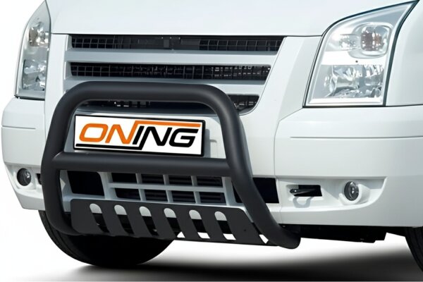 Frontbügel mit Unterfahrschutz für Ford Transit 2006-2014 SCHWARZ 70mm Gutachten