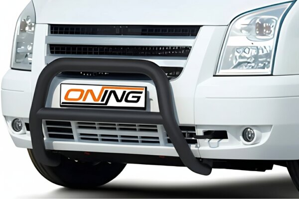 Frontbügel mit Querstreben für Ford Transit 2006-2014 SCHWARZ 70mm Gutachten
