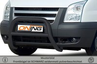 Frontbügel mit Querstreben für Ford Transit 2006-2014 SCHWARZ 70mm Gutachten