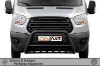 Frontbügel mit Unterbodenschutz für Ford Transit 2014-2019 SCHWARZ Gutachten