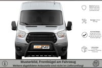 Frontbügel mit Unterbodenschutz für Ford Transit 2014-2019 SCHWARZ Gutachten