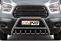Frontbügel mit Unterbodenschutz für Ford Transit 2014-2019 Edelstahl Gutachten