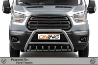 Frontbügel mit Unterbodenschutz für Ford Transit 2014-2019 Edelstahl Gutachten