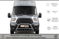 Frontbügel mit Unterbodenschutz für Ford Transit 2014-2019 Edelstahl Gutachten