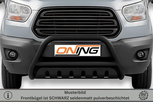 Frontbügel mit Unterfahrschutz für Ford Transit 2014-2019 SCHWARZ Gutachten