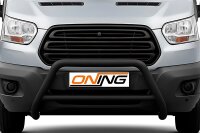 Frontbügel mit Querstreben für Ford Transit 2014-2019 SCHWARZ Edelstahl Gutachten