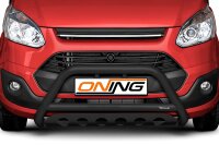 Frontbügel mit Unterfahrschutz für Ford Transit Custom 2012-2018 SCHWARZ 70mm