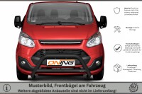 Frontbügel mit Querstreben für Ford Transit Custom 2012-2018 SCHWARZ 70mm Gutachten