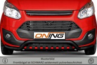 Frontbügel Unterfahrschutz für Ford Transit Custom 2012-2018 SCHWARZ 70mm breit