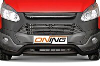 Frontbügel für Ford Transit Custom 2012-2018 SCHWARZ 70mm breit Edelstahl Gutachten