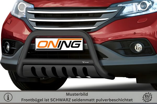 Frontbügel mit Unterfahrschutz für Honda CR-V RM 2012-2018 SCHWARZ 60mm Gutachten