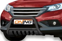 Frontbügel mit Unterfahrschutz für Honda CR-V RM 2012-2018 SCHWARZ 60mm Gutachten