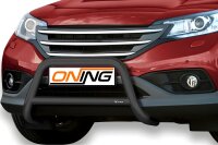 Frontbügel mit Querstreben für Honda CR-V RM 2012-2018 SCHWARZ 60mm Edelstahl Gutachten