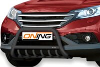 Frontbügel mit Unterbodenschutz für Honda CR-V RM 2012-2016 SCHWARZ 60mm Gutachten