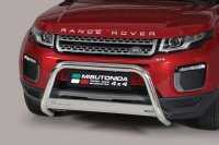 Frontbügel Edelstahl für Range Rover Evoque 2016-2019 63mm mit Gutachten Frontschutzbügel