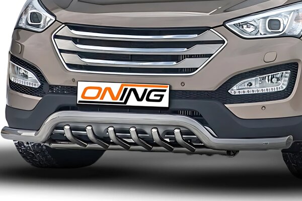 Frontbügel mit Unterbodenschutz für Hyundai Santa Fé III 2012-2018 70mm breit