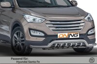 Frontbügel mit Unterbodenschutz für Hyundai Santa Fé III 2012-2018 70mm breit
