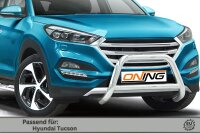 Frontbügel mit Querstreben für Hyundai Tucson 2015-2018 70mm Gutachten