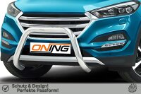 Frontbügel für Hyundai Tucson 2015-2018 70mm Frontschutzbügel Gutachten