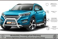 Frontbügel für Hyundai Tucson 2015-2018 70mm Frontschutzbügel Gutachten