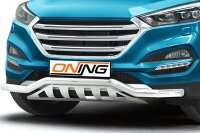 Frontbügel mit Unterfahrschutz für Hyundai Tucson 2015-2018 60mm breit Gutachten