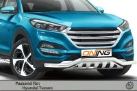 Frontbügel mit Unterfahrschutz für Hyundai Tucson 2015-2018 60mm breit Gutachten
