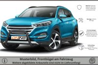 Frontbügel für Hyundai Tucson 2015-2018 SCHWARZ 70mm Frontschutzbügel Gutachten